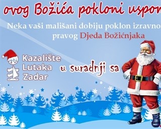 Predstava i poklon Djeda Božićnjaka u Kazalištu lutaka Zadar